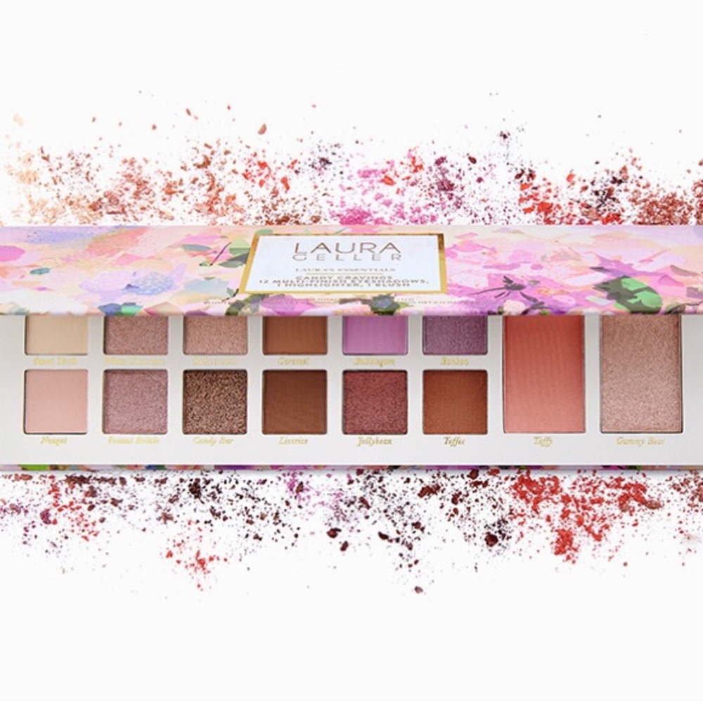 Laura Geller Eyeshadow Palette - Vibrant Pink and Brown Shades